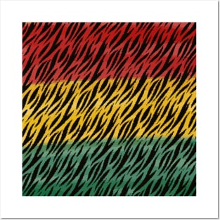 Animal Skin with African Color Style Posters and Art